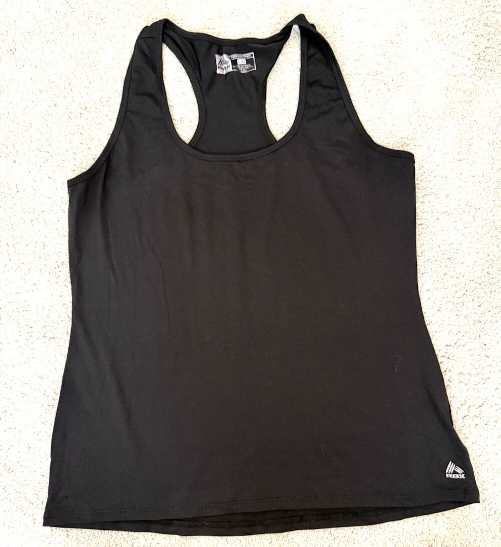 RBX Black Racerback Tank - Large